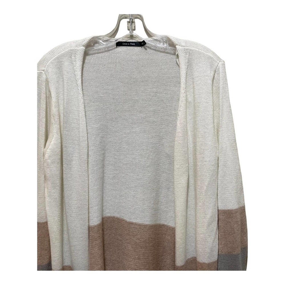 Doe & Rae Colorblock Longline Cardigan Size Small - Picture 6 of 9